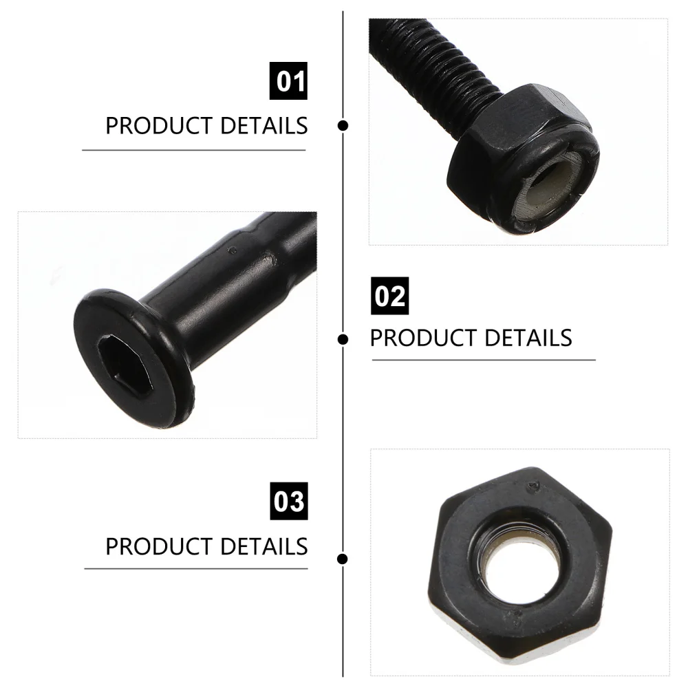

40 Sets Skateboard Mounting Hardwares Screws Bolts Skateboard Accessories