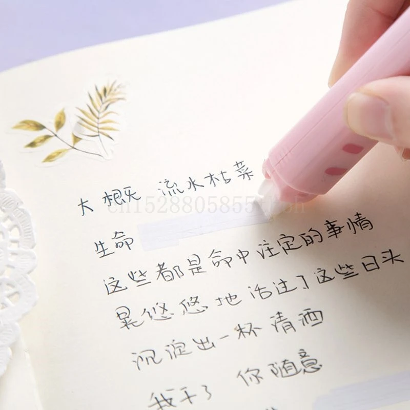 

Cute Cat Paw Roller Glue Correction Tape Stationery Corrector Student Altered Tapes Kawaii School Office Supplies Random Color