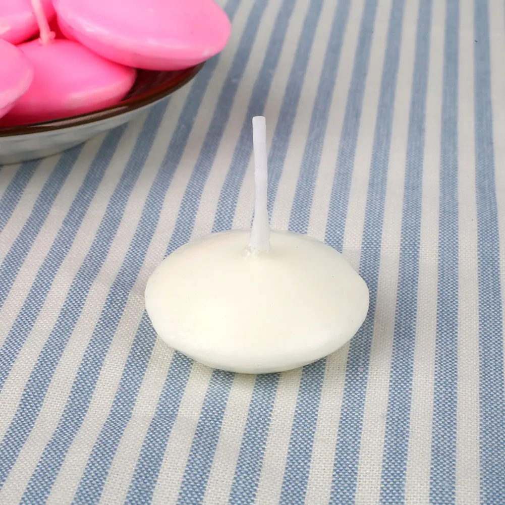 Вечерние свечи Dedals 20 шт Плавающие белые/розовые/красные/фиолетовые 3 8x1 6 см вода