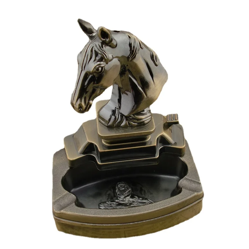 

Horse Head Open Flame Lighter + Ashtray Ash Tray Mold Acrylic Tray Ashtray Home Standing Ashtray Ash Tray Weed Cigar Ashtrays