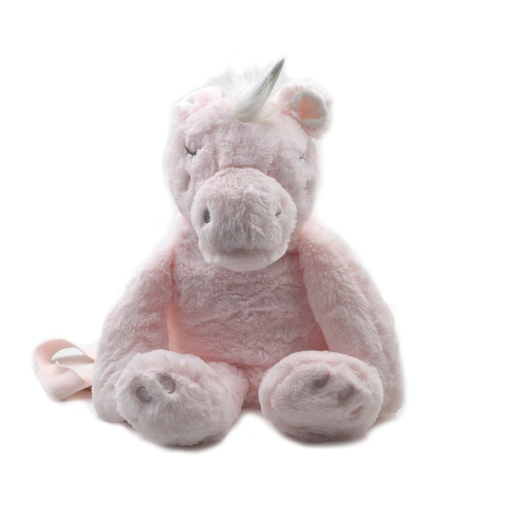 Мягкий Радужный рюкзак для девочек розовые милые подарки дочери с единорогом