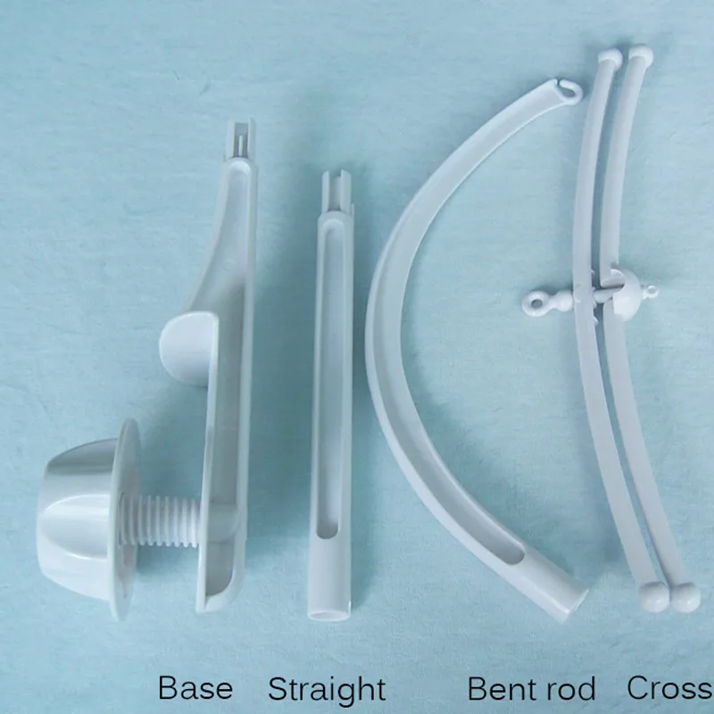 

Baby Mobile Crib Holder 360 Degree Rotate Bracket Baby Rattle Toys Baby DIY Crib Mobile Bed Bell Hanging Toys Wind-Up Music Box