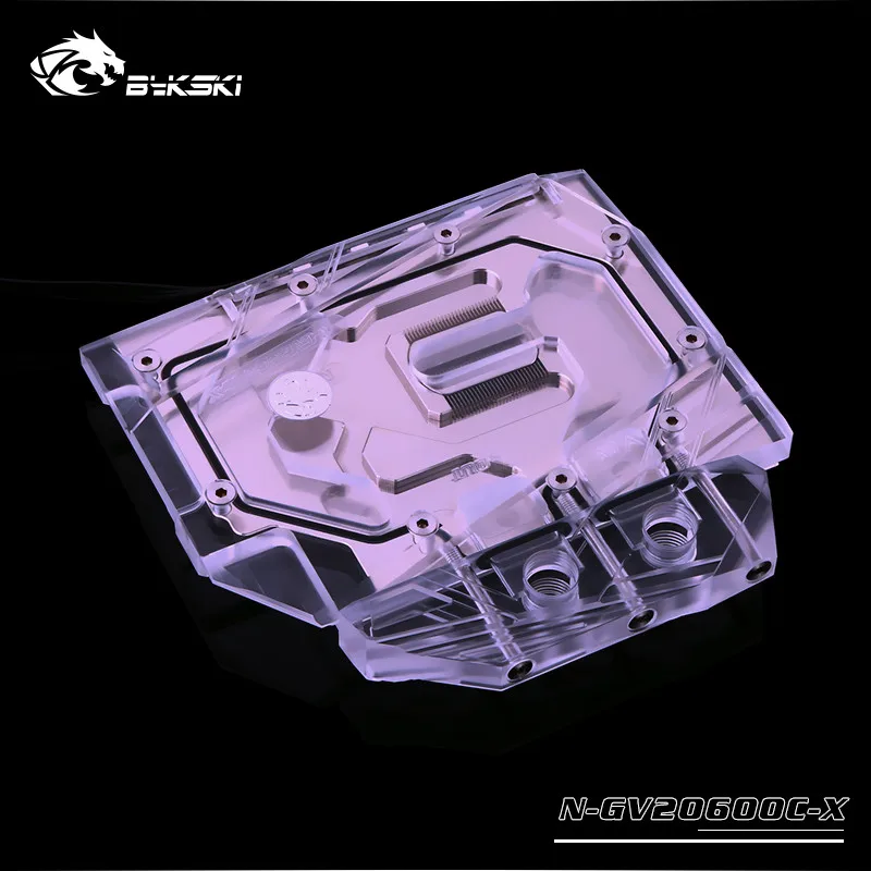 Bykski полный охват RGB/A-RGB блок GPU воды для Gigabyte RTX2060 мини ITX OC 6G Графика карты N-GV2060OC-X |