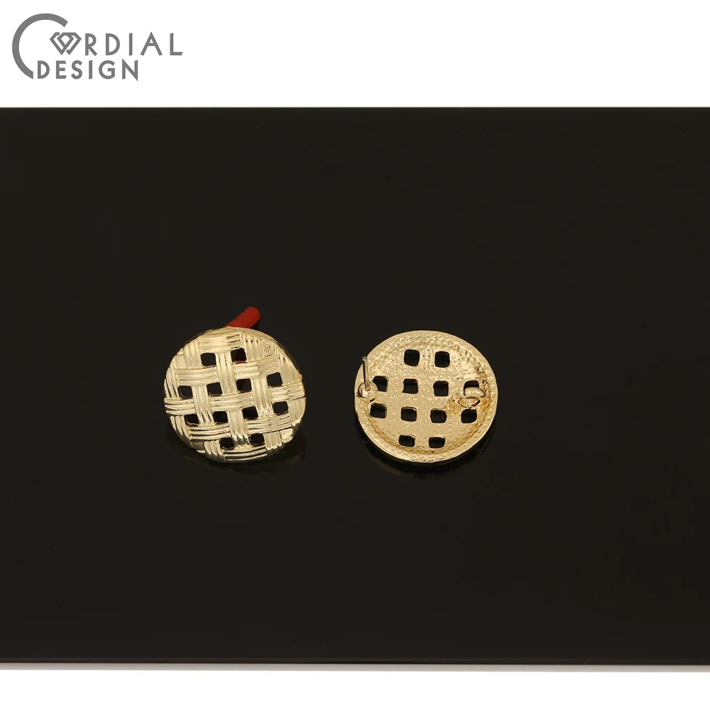 

Cordial Design 100Pcs 20*20MM Jewelry Accessories/DIY Making/Hand Made/Earrings Stud/Nets Shape/Jewelry Findings & Components