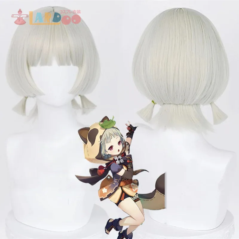 

Manles Game Genshin Impact Sayu Grey Cosplay Wig