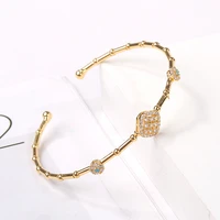 new fashion trend sweet simple bamboo joint opening bracelets bangle for women student girlfriend net red creative party jewelry