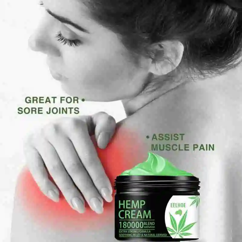 

10/20/30g Pure Natural Hemp Cream Rheumatoid Arthritis Joint Pain Relief Neck Back Body Muscle Patches Cream Hemp Balm Ointment