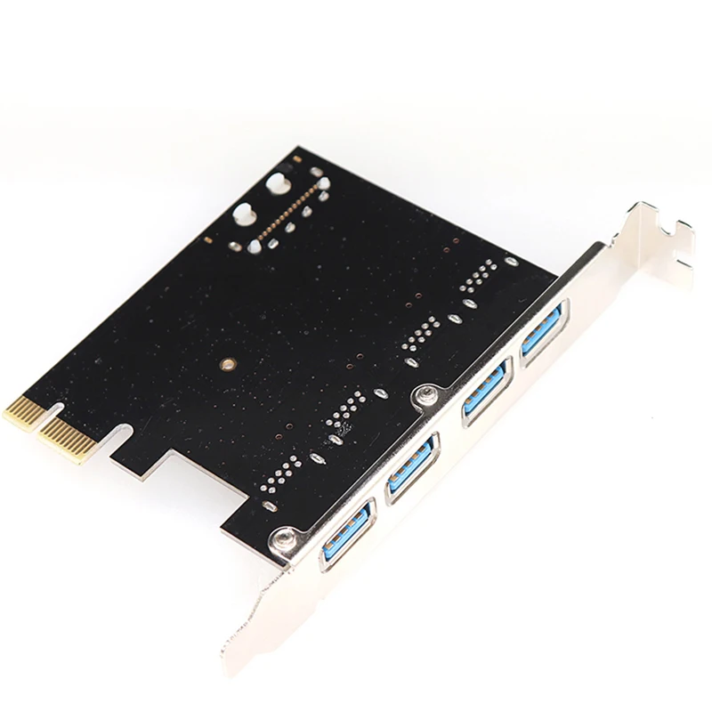 4 порта Usb 3 0 Pci-E карта расширения Pci Express Pcie концентратор адаптер 4-портовый Usb3.0