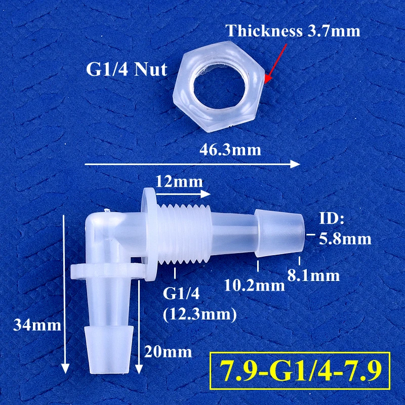 

Соединители для шлангов SgooHan M6~G1/2 PP