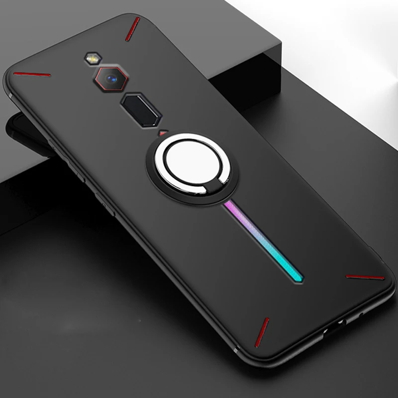 Чехол с кольцом держателем на палец для ZTE nubia Red Magic 3 3S NX629J NX619J|Бамперы| |