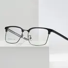 Мужские очки с металлической оправой в стиле ретро