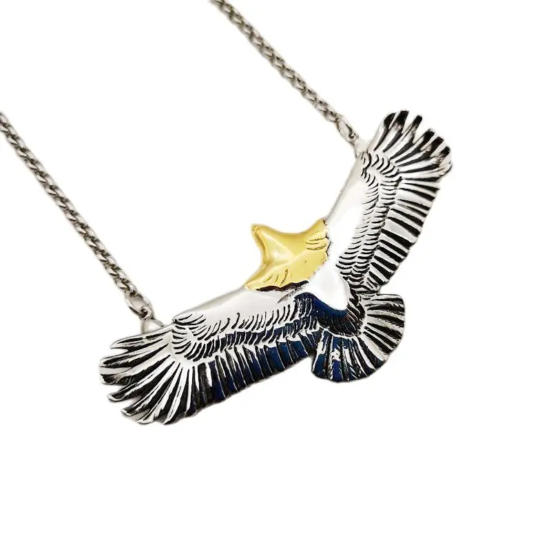 Ожерелье с подвеской в виде летающего орла из нержавеющей стали 316L|necklace jewelry|fashion