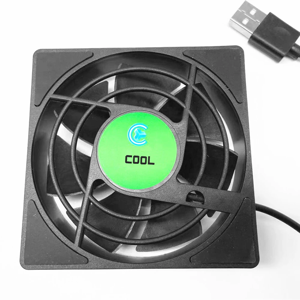TV Box Cooling Fan Silent Quiet Cooler 5V USB Power Radiator Mini |