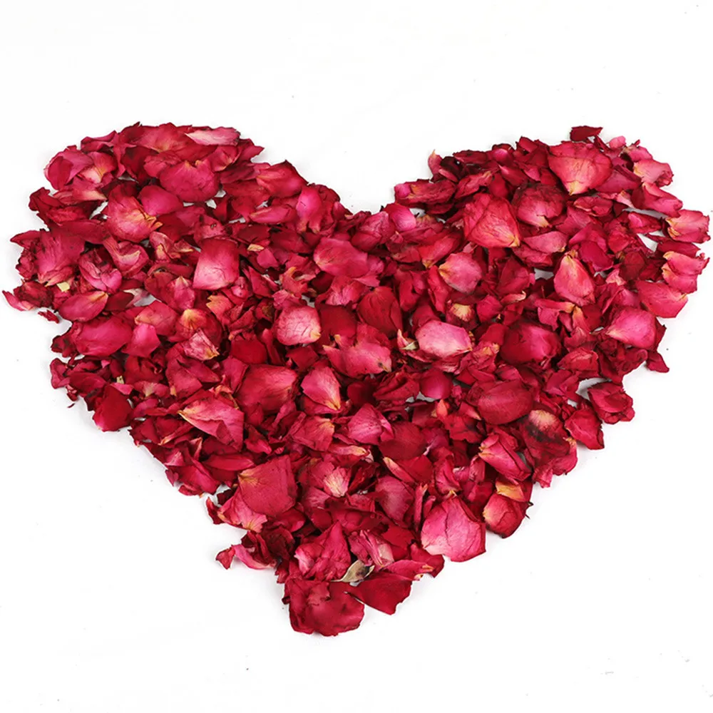 

100% New Natural Fragrance Dried Rose Petals Wedding and Party Decoration DIY Lip Gloss Decor Lipgloss Base Rose Petal 100g