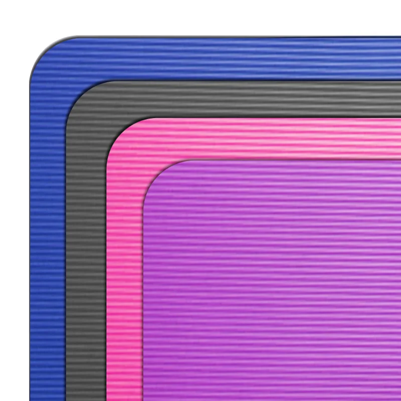 Коврик для йоги NBR нескользящий коврик фитнеса и тренировок начинающих экологически чистый домашний