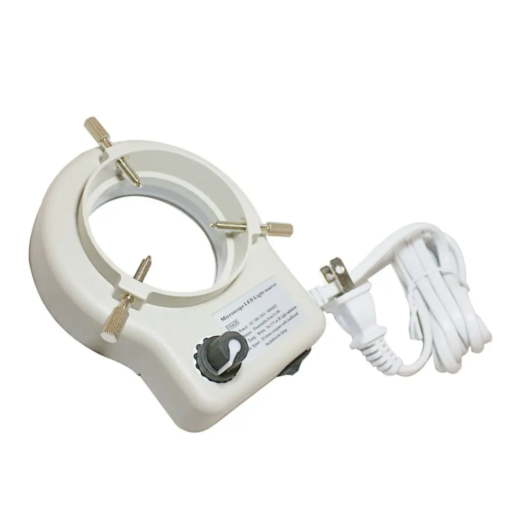 

Industrial Microscope 144 Led Adjustable Brightness Source Dimmer Ring Light Microscope Illuminator Lamp