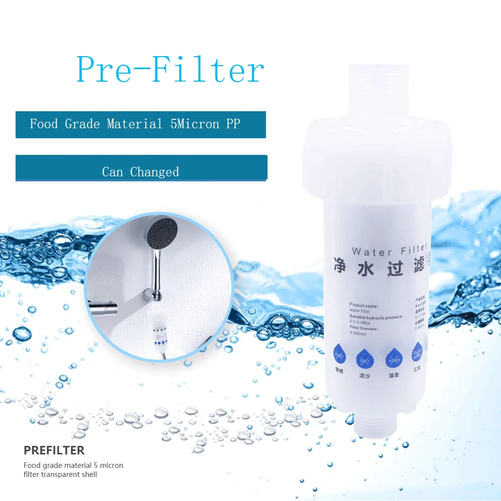 Фильтр для душа 5 микрон, полипропилен, хлопок, замена холерина для душевой мойки, можно заменить аксессуары для фильтра воды