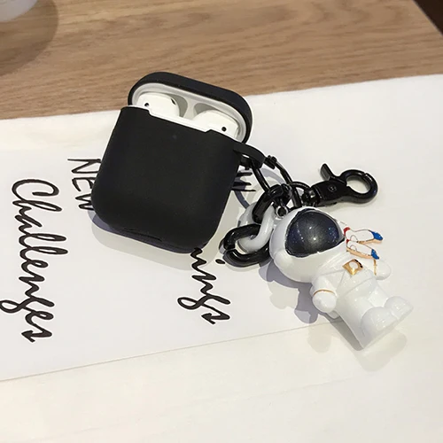 Милый декоративный Мягкий силиконовый чехол для Apple Airpods 1 2 с космосом роботом