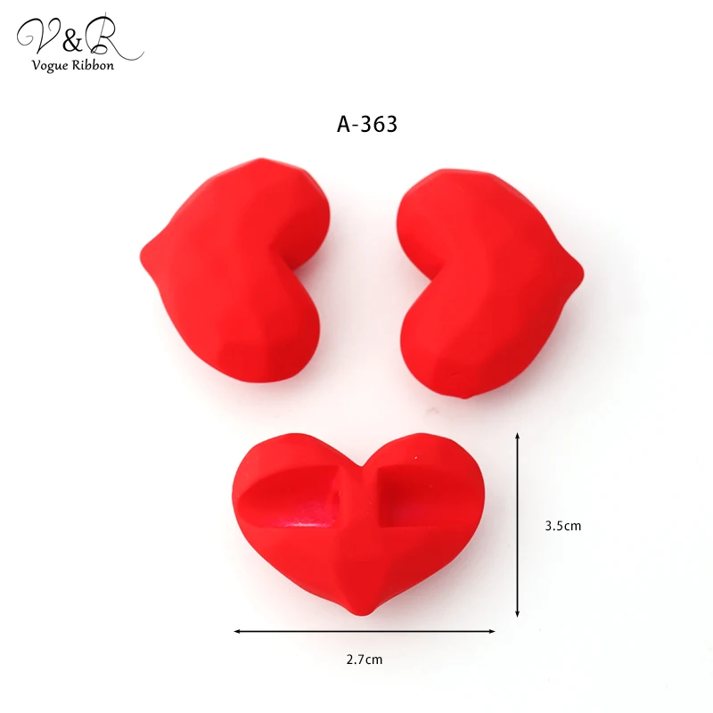 DIY Jewelry Making Findings Rubber Coating Red Yellow Love Heart and Cute Bear Beads Charms Pendants Accessories Componenets | Украшения и