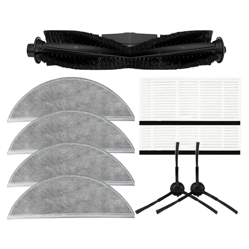 

Щетка для пылесоса Xiaomi Lydsto R1, основная и боковая вращающаяся щетки, фильтры НЕРА, тряпочка для швабры, аксессуары