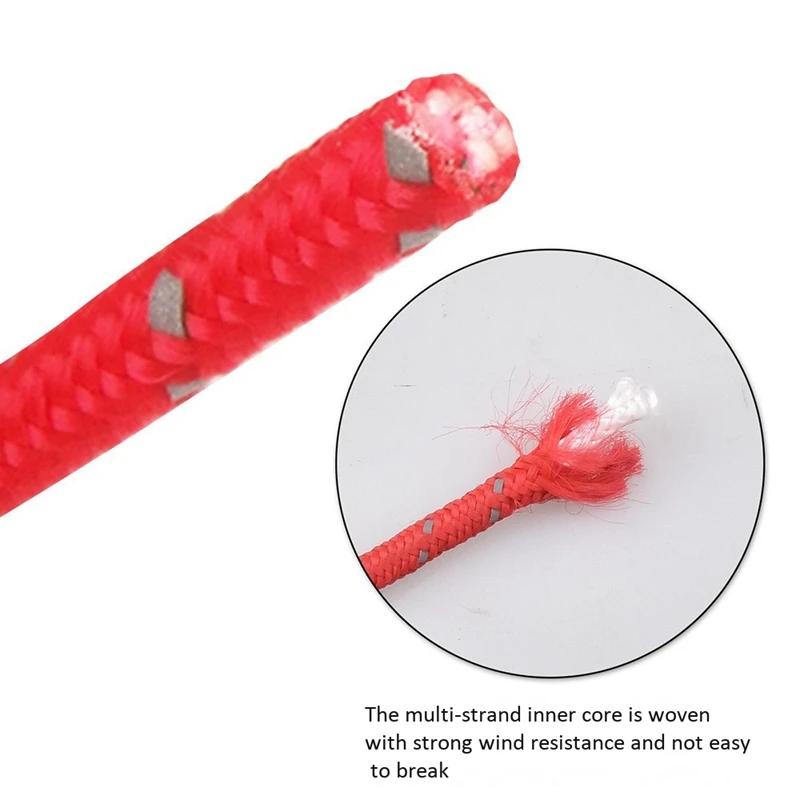 

50M Reflective Cord Multifunction Tent Rope Tent Accessories for Outdoor Sports Camping Hiking