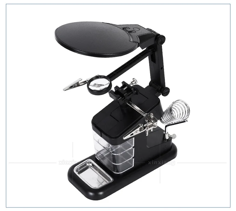 Настольная лупа 2 светодиодный сварочный инструмент светильник 3 ручная пайка