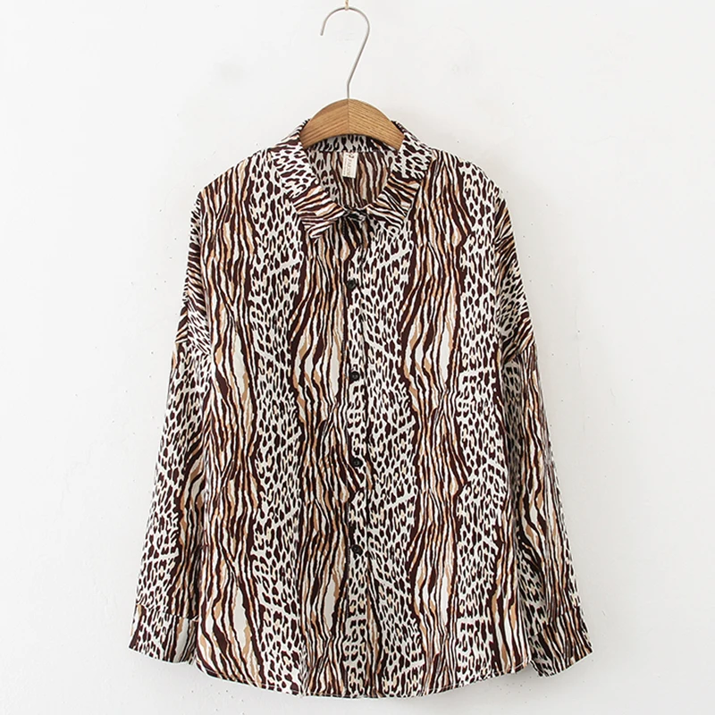 Европейская американская женская шифоновая рубашка с длинным рукавом и