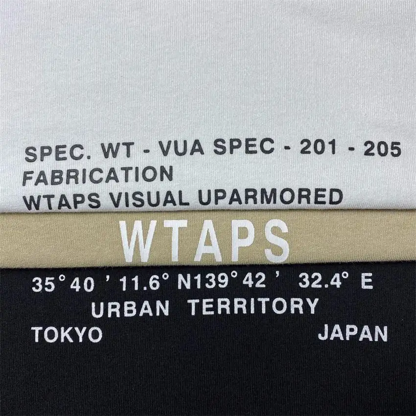 

SCREEN WTAPS FABRICATION TEE T-shirt Aesthetic tshirt Women Men Clothing t shirt Harajuku Streetwear Hip Hop Clothes Summer 2021