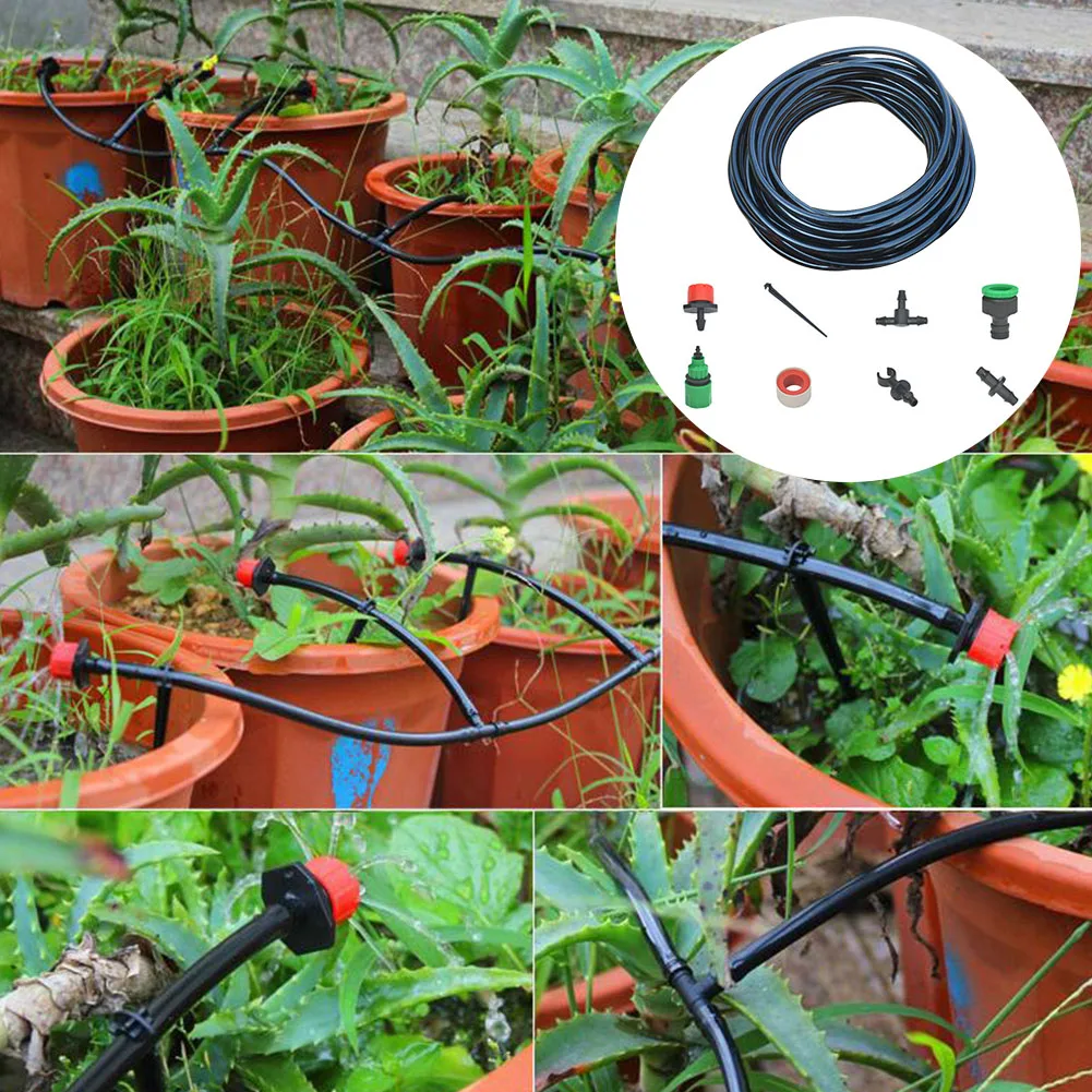 Микро капельного патио комплект для полива инструменты домашний Тройник Разъем