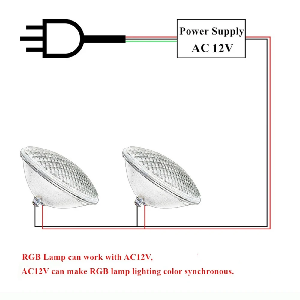 PAR56 подводный светильник AC12V 18 светодиодный Piscina холодного/теплый белый/RGB