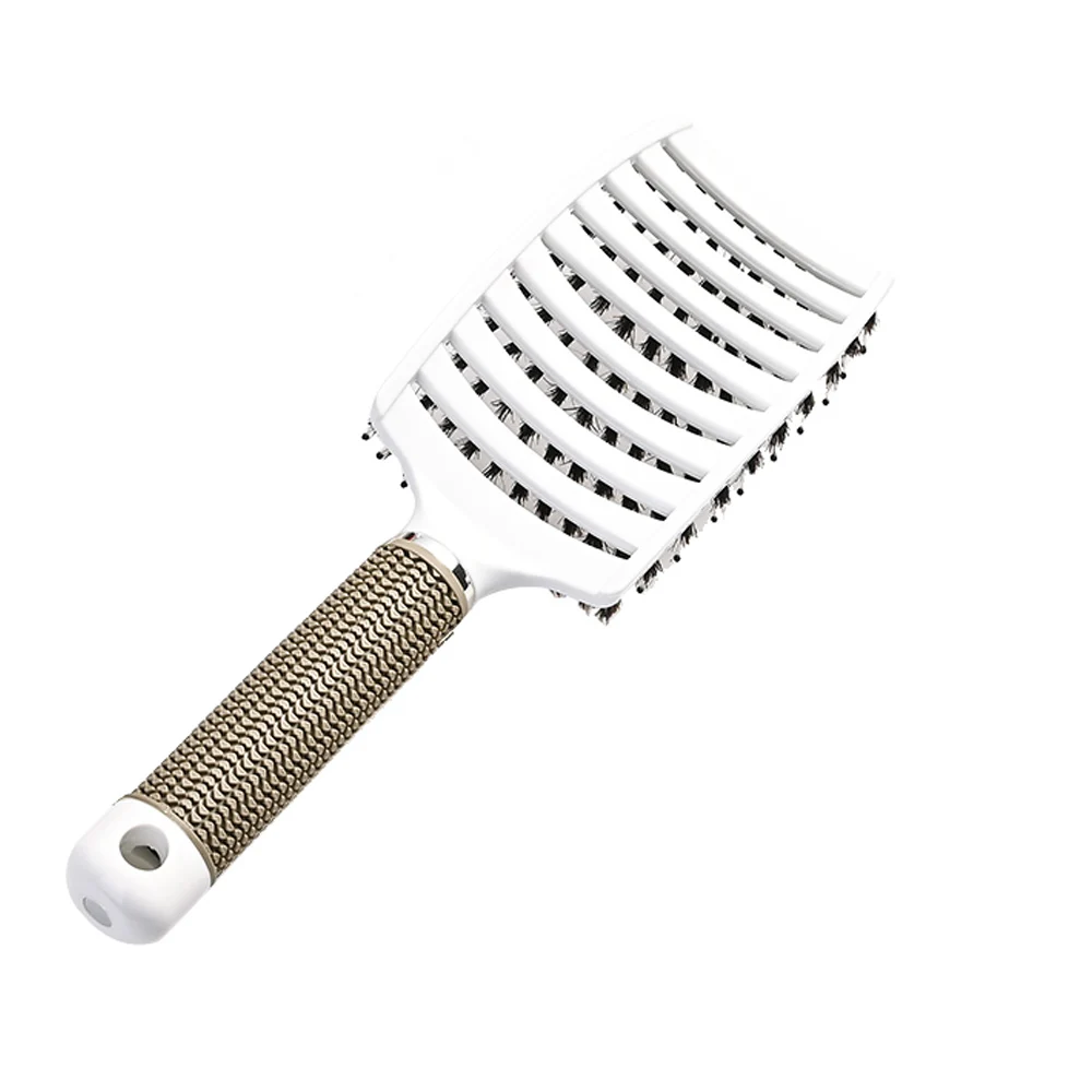 Щетка для волос Brushy Anti Klit Haarborstel Женская щетка салона распутывания мокрая щетина