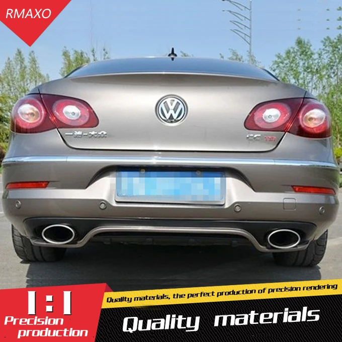 Диффузор для заднего бампера Volkswagen CC ABS модель 2014-2016 комплект корпуса задняя губа