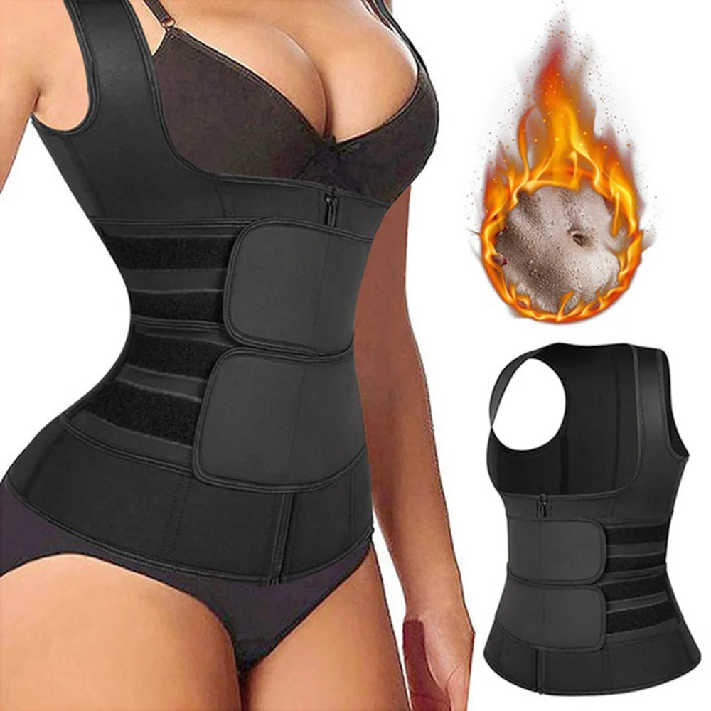 Формирователь тела для женщин неопреновый жилет тренировок по талии приталенный