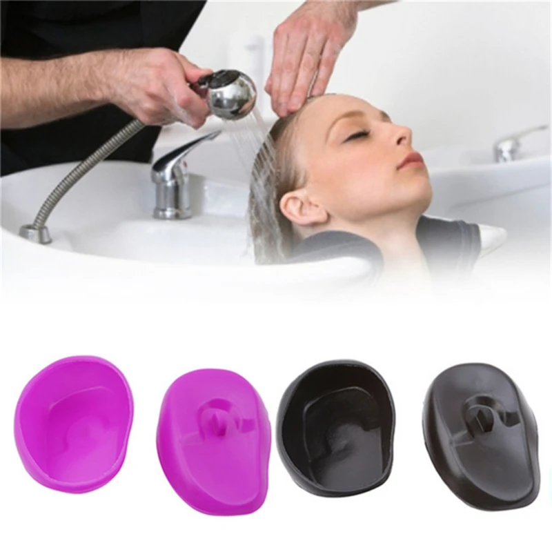

1 Pair Salon Hair Dye Ear Covers Earmuffs Prevent From Stain 4 Colors Barber Hairdressing Accessories Hair Styling Tools