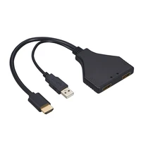 hdmi splitter one to two 4k2k video on screen device supports 3d hdmi one to two line simultaneous display 8k