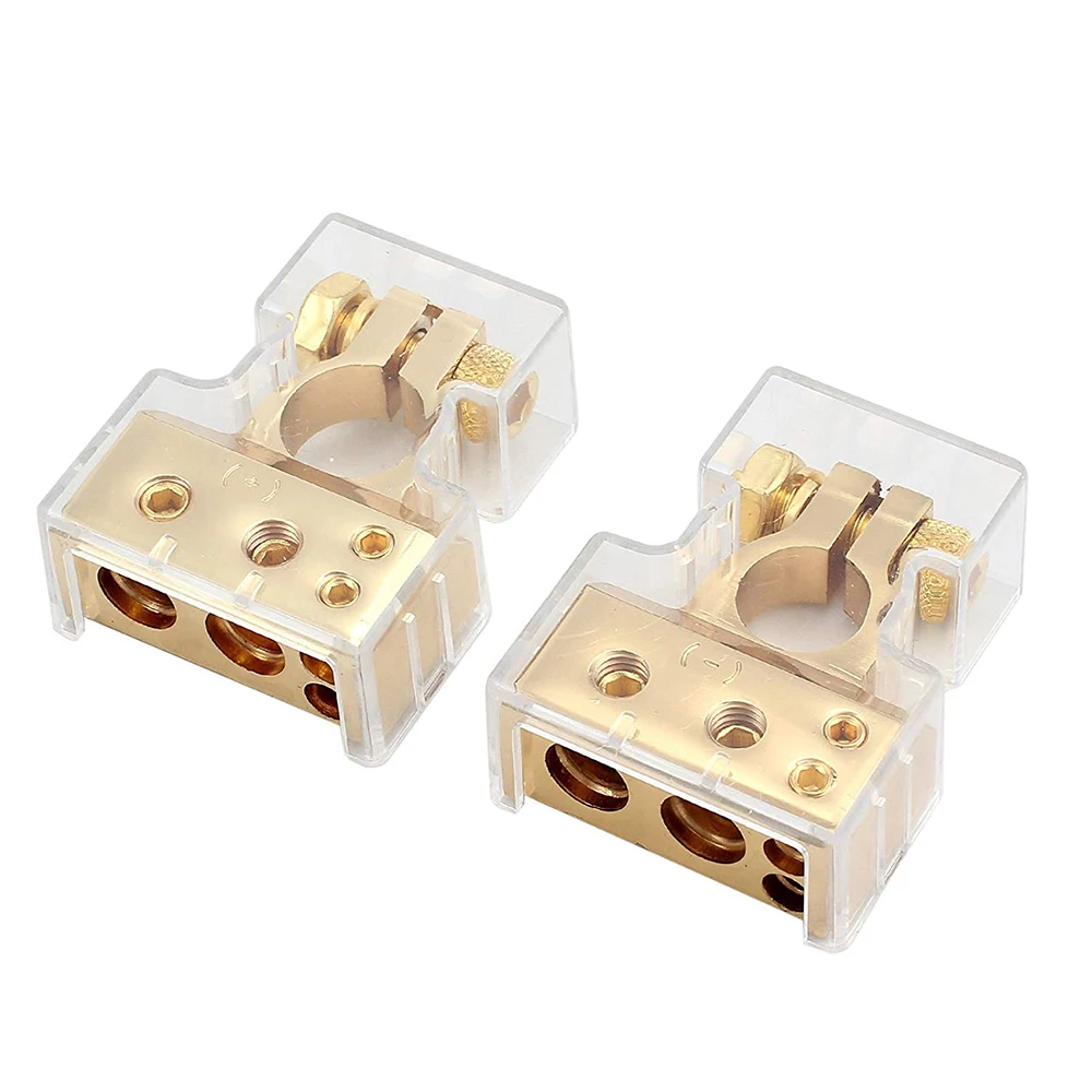 

Pratical Durable Universal Gold High Temperature Resistant Plastic Vehicle Battery Terminals Clamp Terminal Battery Terminals