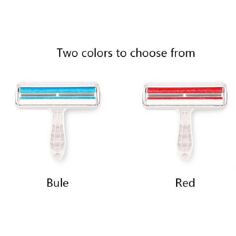 

2-Way Cleaning Pet Hair Remover Roller Fur Removing Lint Brush Dog Cat Animals Hair Cleaning for Car Dog Clothing Couch Bed Sofa
