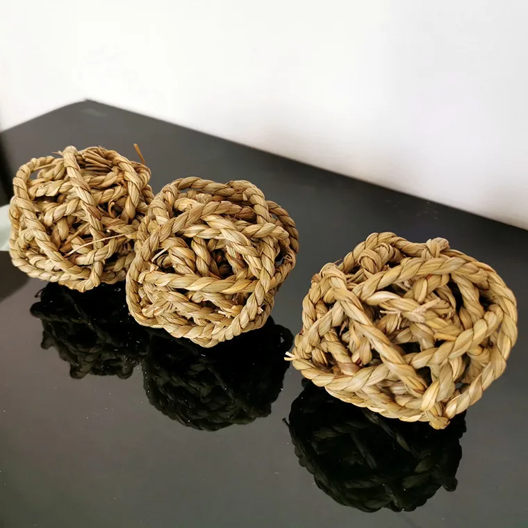 148801 19 Кролик Хомяк морская свинка укус молярная трава мяч игрушка для маленьких