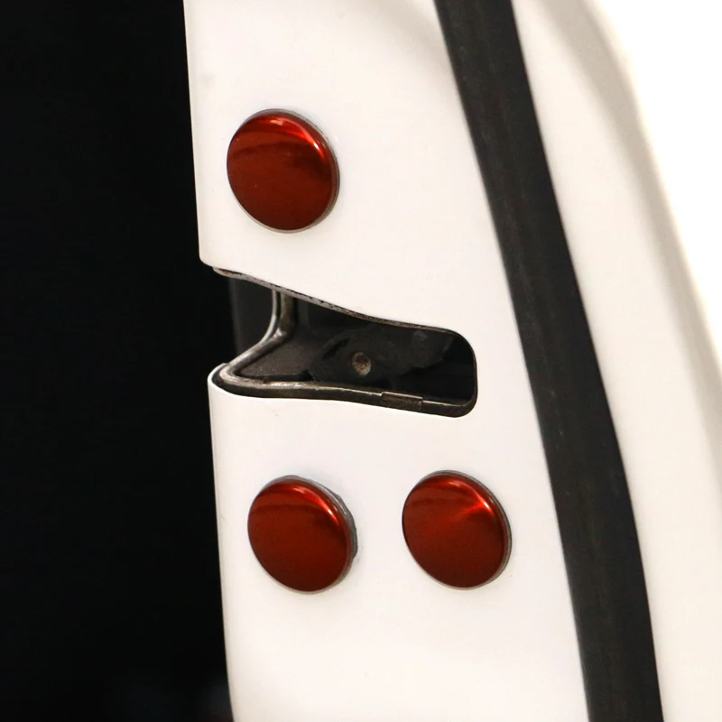 12 шт. Автомобильный Дверной замок Защитная крышка винта аксессуары для fiat punto abarth