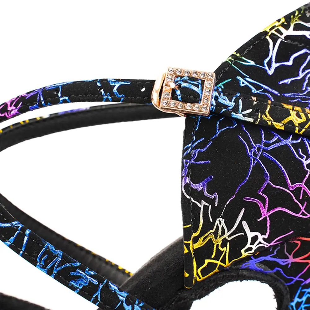 Женские туфли для латиноамериканских танцев на мягкой подошве со шнуровкой |