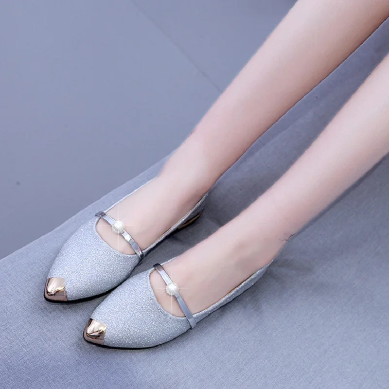 2019 г. Туфли на плоской подошве новые тонкие туфли весну и лето женская обувь