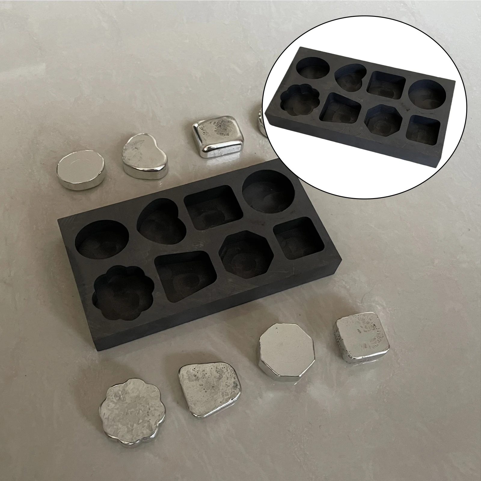 Графитовая форма для слиток тигель плавки Сделай Сам золотой сплав латунь