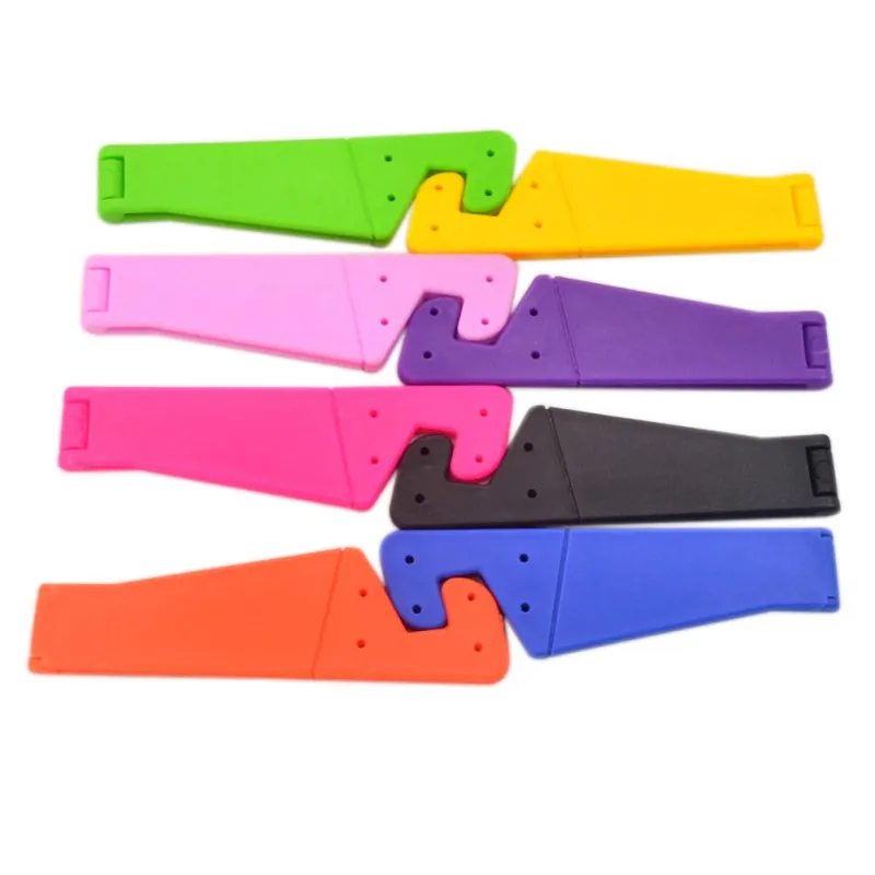 Universal Foldable Phone Stand Holder Colorful V Shaped Smartphone Tablet PC Desktop Hold | Мобильные телефоны и