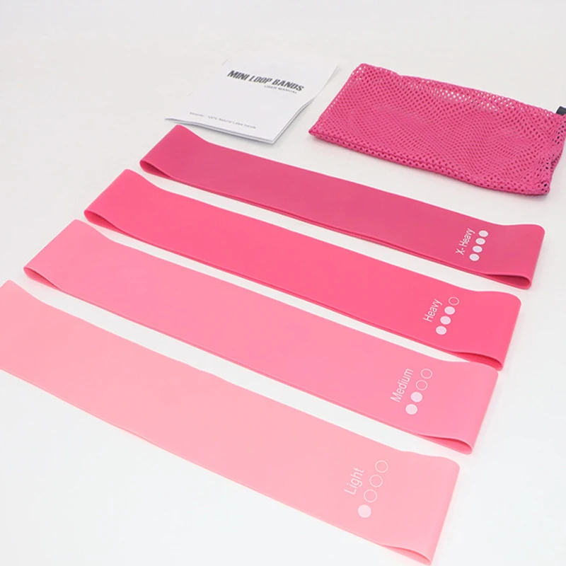 Набор эластичных резинок для фитнеса тренировочные эластичные ленты