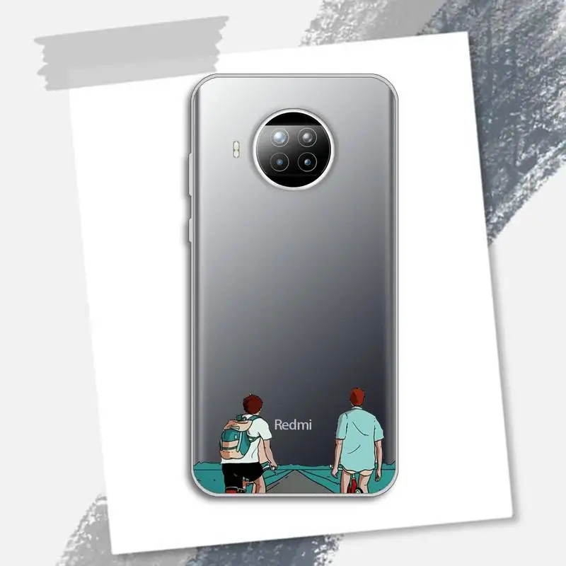 

Call Me by Your Name Luxury Phone Case Transparent for Xiaomi Redmi note 10 t 8 9 pro lite 11