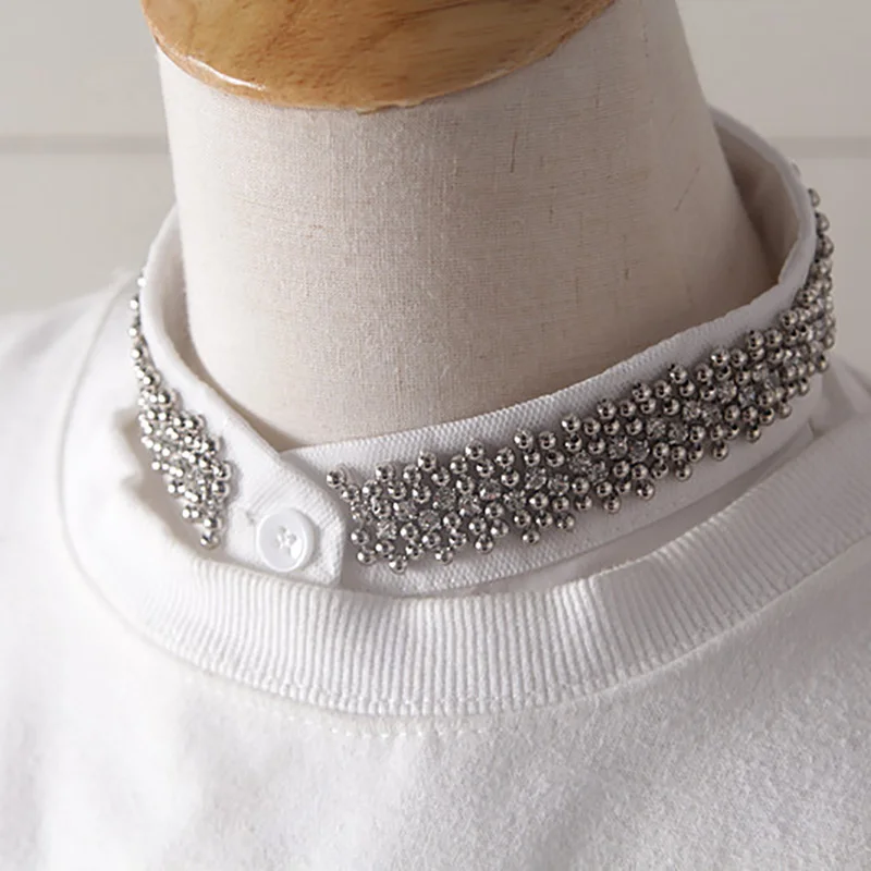 Весенний ложный воротник женские бусины подставка Bluz для аксессуаров одежда