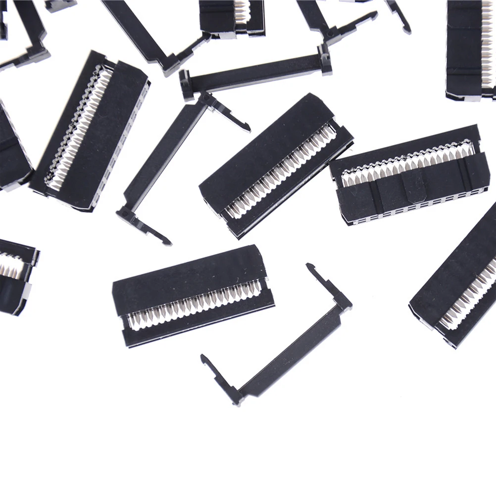 20PCS 20 Pin 2x10 2.54 Pitch IDC FC-20 Female Wire Header Connector For Flat Cable | Обустройство дома