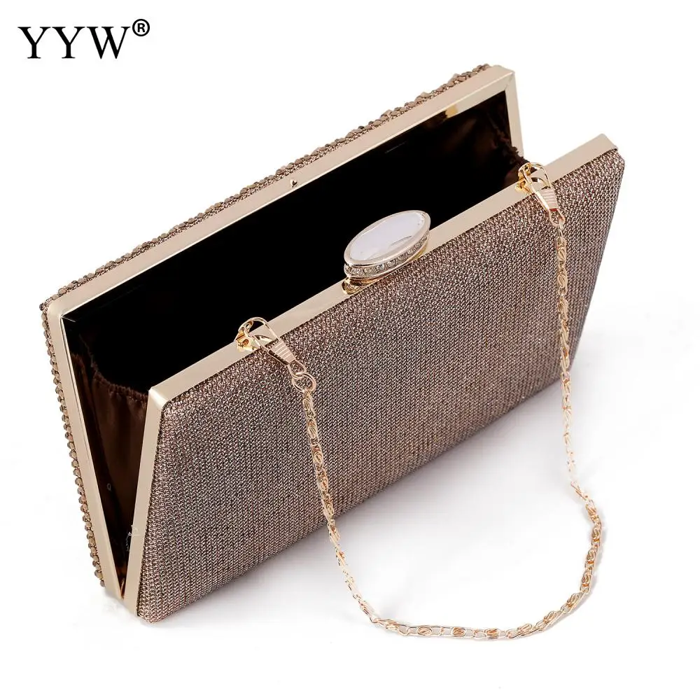 Роскошные женские клатчи сумочка цвета шампанского Стразы для свадьбы вечеринки