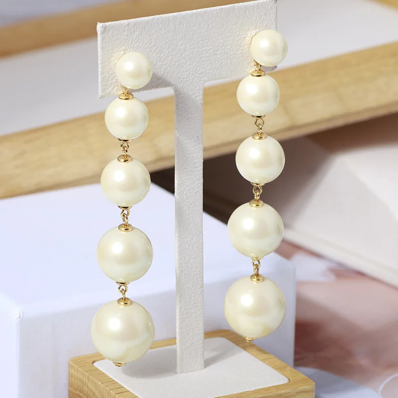 

Little Fragrant Style Female Growth Pearl Stud Earrings