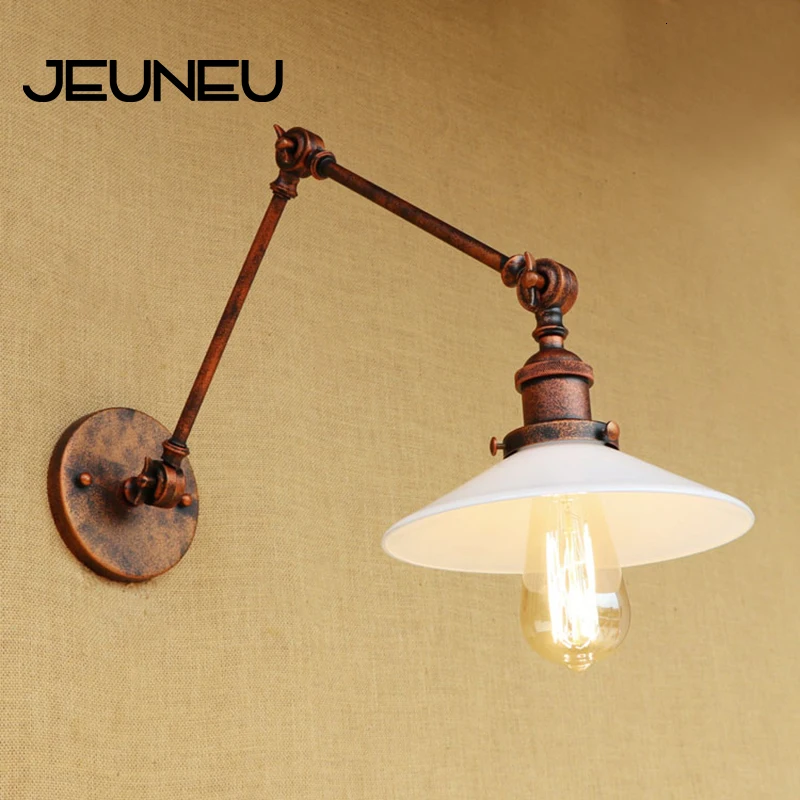 Современная винтажная металлическая настенная лампа E27 в стиле лофт 220 В